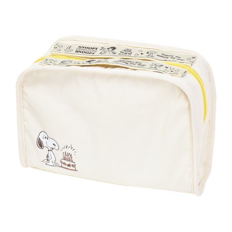 アイボリー(SPZ-4111) | スヌーピー ピーナッツ ポーチ | AVVENTURA