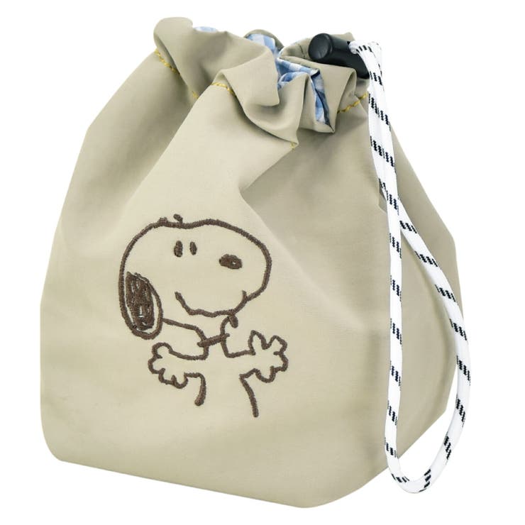 ベージュ(SPZ-4169) | スヌーピー チェック リバーシブル | AVVENTURA