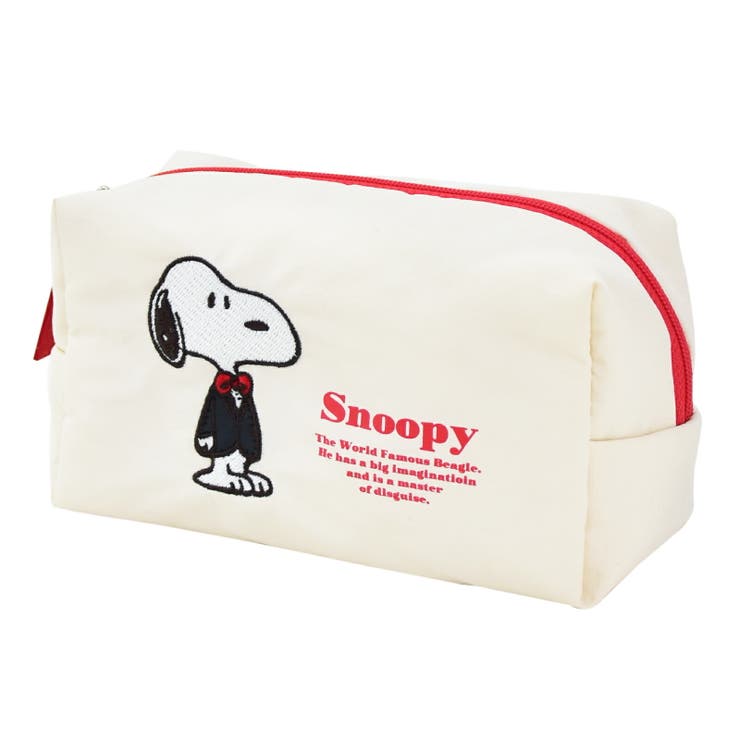 アイボリー(SPZ-4136) | スヌーピー コスメポーチ アップリケ | AVVENTURA