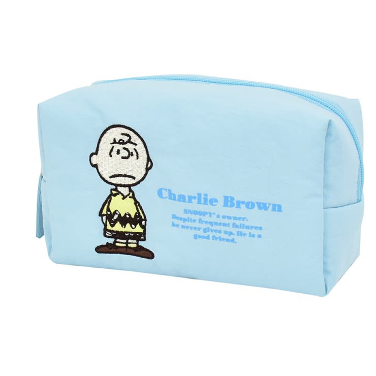 ブルー(SPZ-4139) | スヌーピー コスメポーチ アップリケ | AVVENTURA