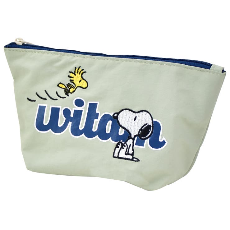 グリーン(SPZ-3938) | スヌーピー ピーナッツ ポーチ | AVVENTURA