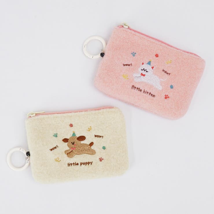 アニマル刺繍 パスケース 定期入れ | AVVENTURA | 詳細画像1 