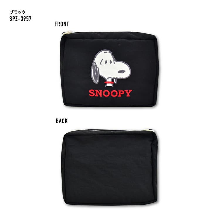 化粧ポーチ スクエアポーチ アップリケ刺繍 | AVVENTURA | 詳細画像2 