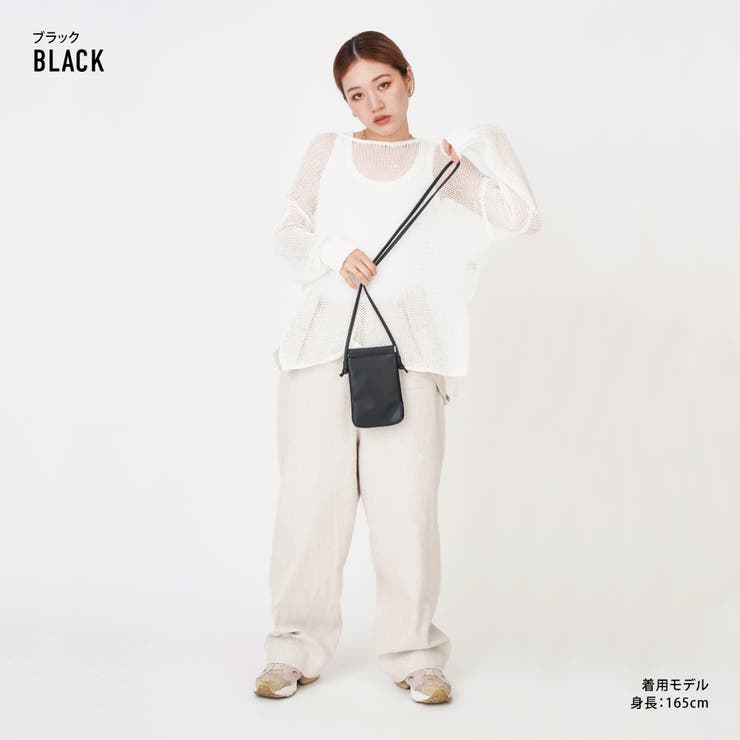 ジョリーミニョン　美品　薄ピンク　ハイネック パフショルダー　Mサイズ ミニョン ショルダーバッグ ミニバッグ[品番：XD000002071]｜AVVENTURA