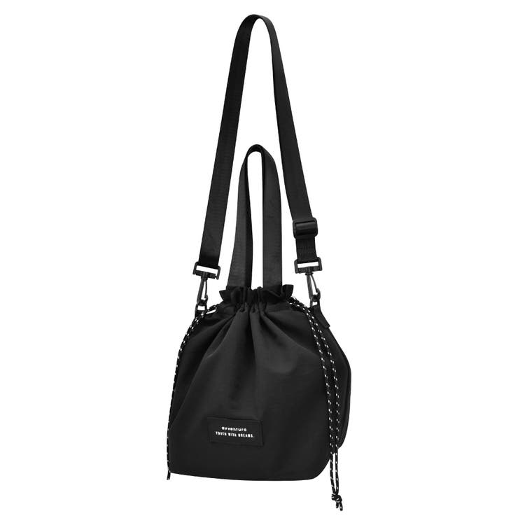 ブラック | アヴェンチュラ ショルダーバッグ 巾着 | AVVENTURA