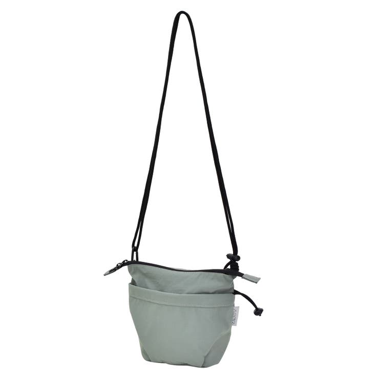 グリーン | ショルダーバッグ 巾着ポケット 撥水 | AVVENTURA