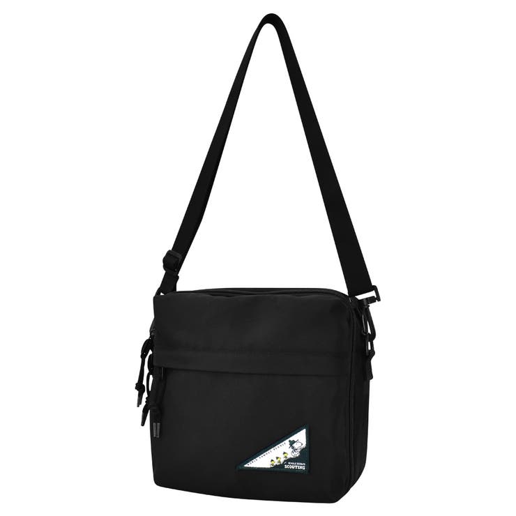 ブラック(SPZ-3243) | スヌーピー スクエアショルダーバッグ 斜めがけ | AVVENTURA