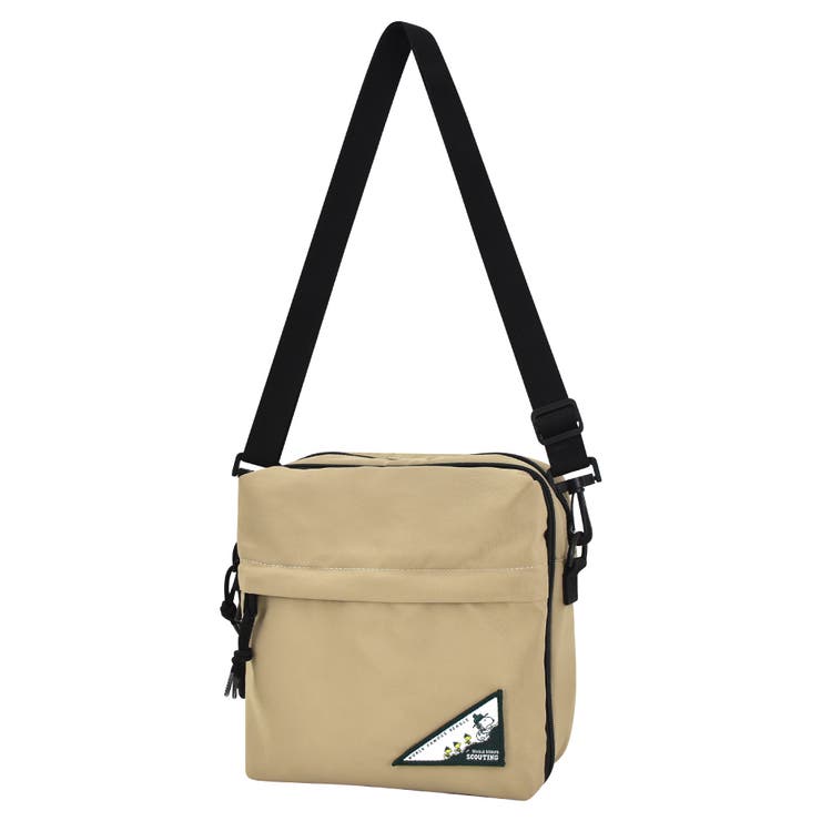 ベージュ(SPZ-3245) | スヌーピー スクエアショルダーバッグ 斜めがけ | AVVENTURA