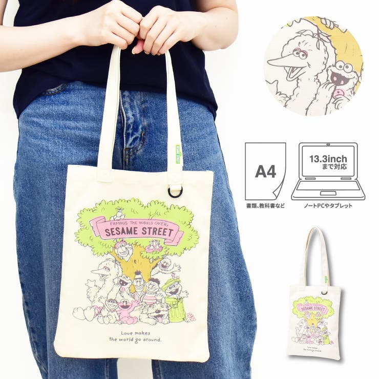 セサミストリート グッズ トートバッグ | AVVENTURA | 詳細画像1 