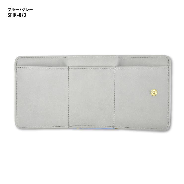 スヌーピー 三つ折り財布 財布 サイフ 合成皮革  バイカラー お札 小銭入れ 外側 がま口 カード コインケース ロゴ コンパクト