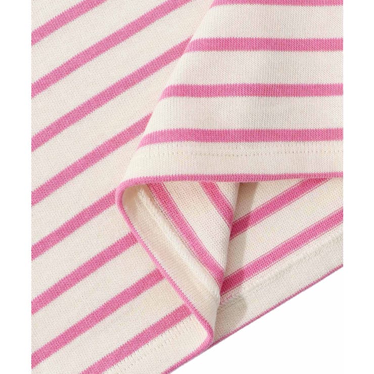 スカラーちゃんボーダー切替ロングスリーブTシャツ[品番：SRSW0000018