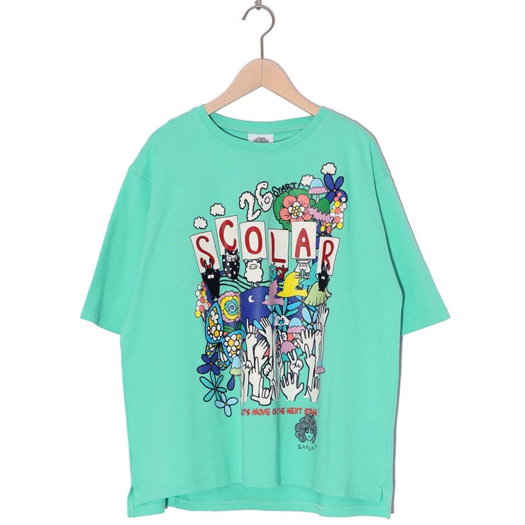 26周年スタート柄 スカラーキャラTシャツ[品番：SRSW0000025]｜ScoLar