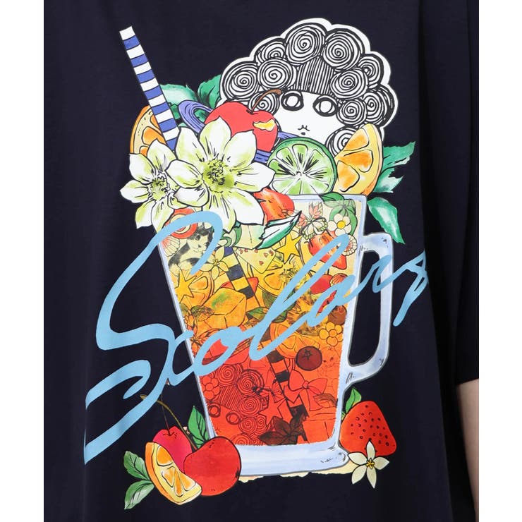 スカラーサングリア柄 接触冷感プルオーバー | ScoLar | 詳細画像6 