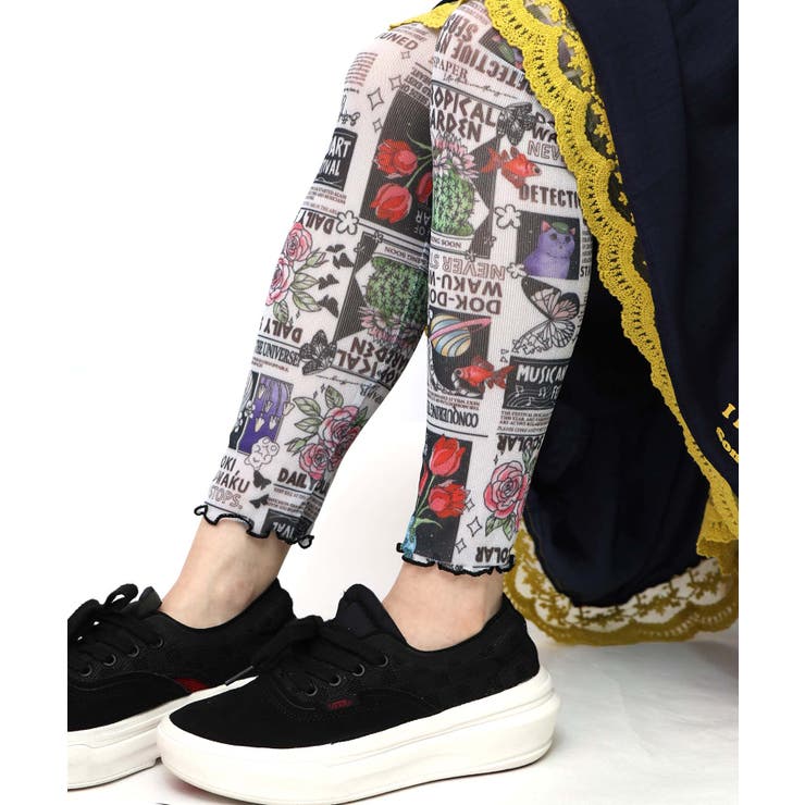 オフホワイト | ラメニットソー3柄展開レギンス | ScoLar