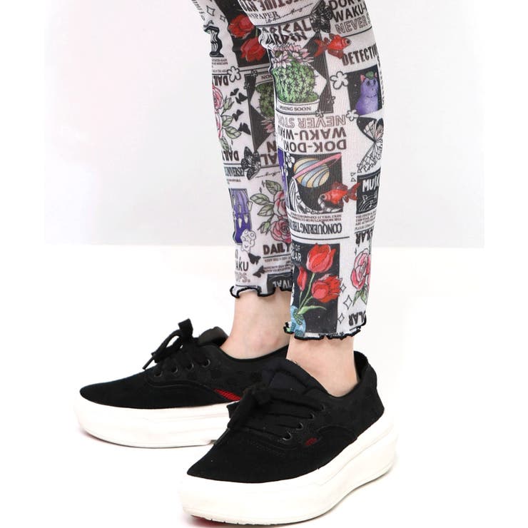 ラメニットソー3柄展開レギンス | ScoLar | 詳細画像1 