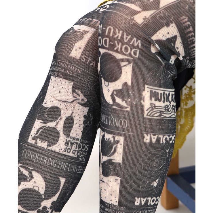 ラメニットソー3柄展開レギンス | ScoLar | 詳細画像6 