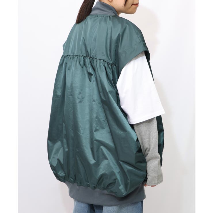 メルヘン柄ラメプリントベスト | ScoLar | 詳細画像5 