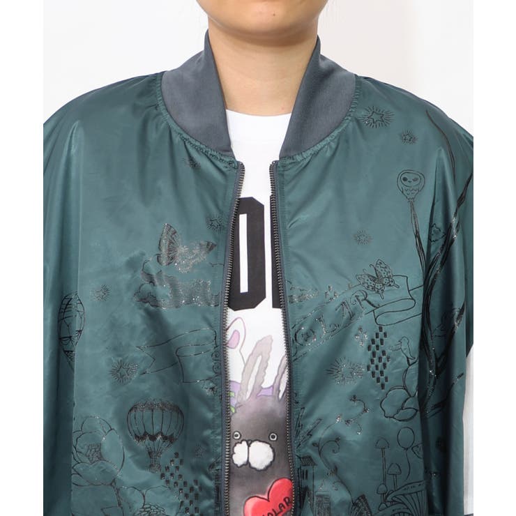 メルヘン柄ラメプリントベスト | ScoLar | 詳細画像7 