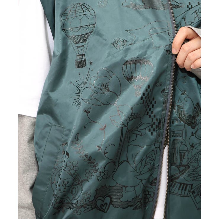 メルヘン柄ラメプリントベスト | ScoLar | 詳細画像11 