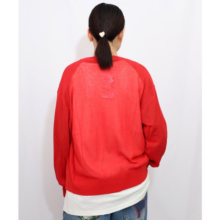 スカラー箔プリント 接触冷感ニットカーディガン | ScoLar | 詳細画像13 