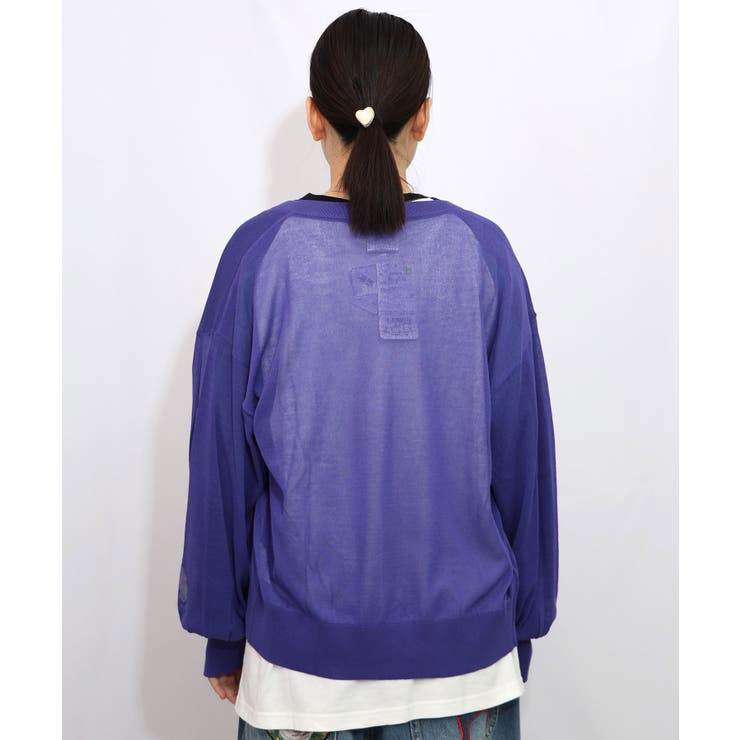 スカラー箔プリント 接触冷感ニットカーディガン | ScoLar | 詳細画像19 