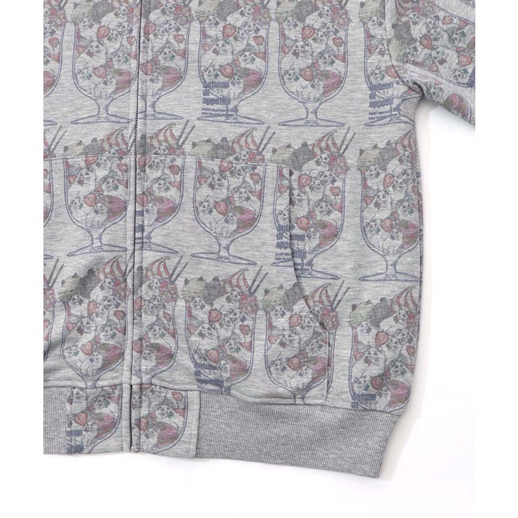 イチゴいっぱいねこパフェパーカー | ScoLar | 詳細画像12 