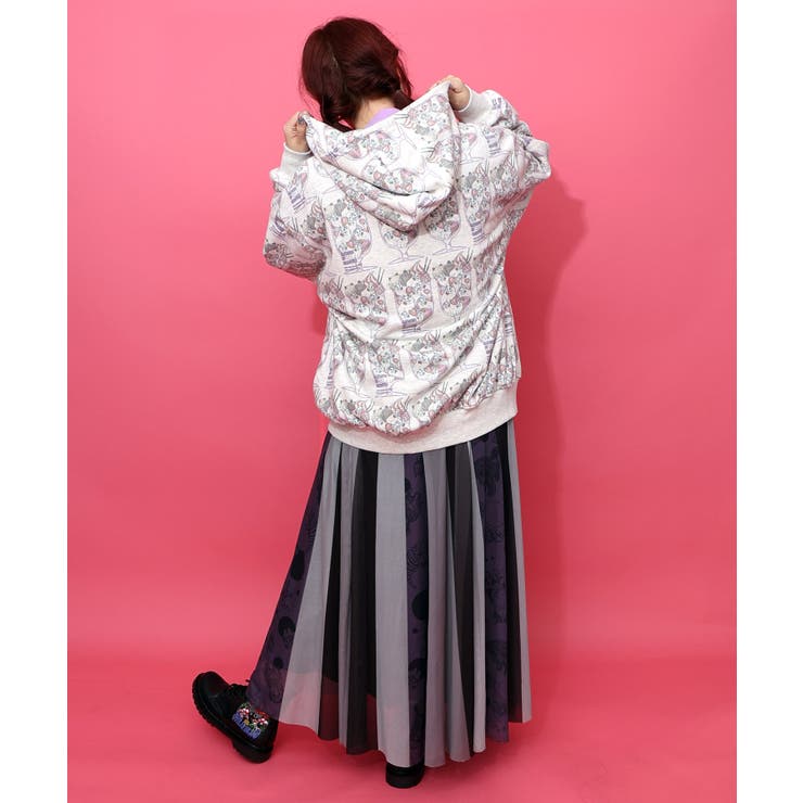 イチゴいっぱいねこパフェパーカー | ScoLar | 詳細画像4 