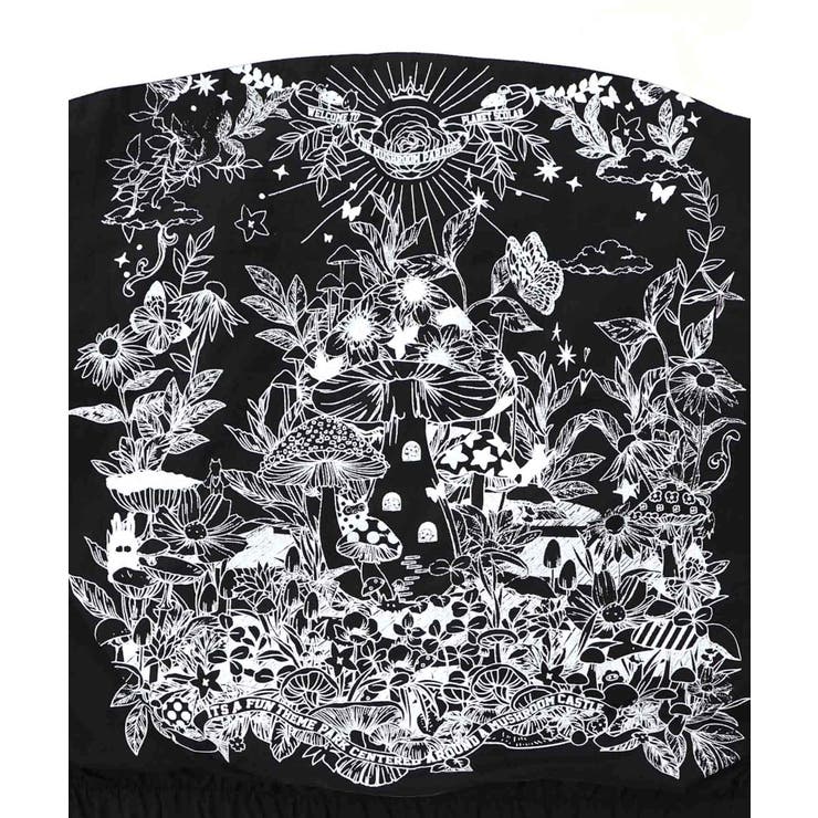 キノコ×レオパード柄リバーシブルブルゾン[品番：SRSW0000229]｜ScoLar