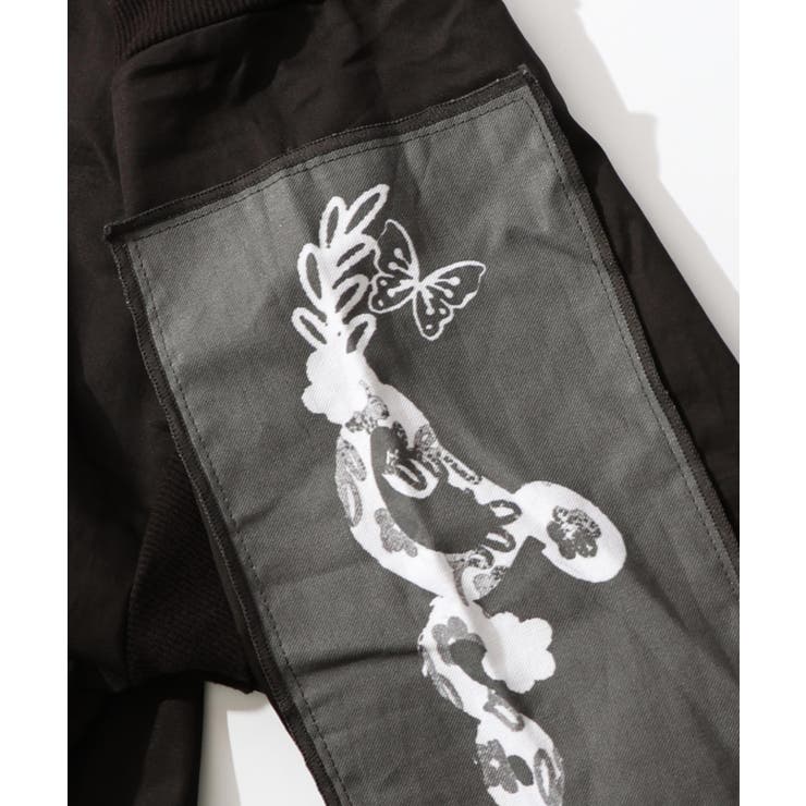 花のアップリケロングブルゾン[品番：SRSW0000251]｜ScoLar（スカラー