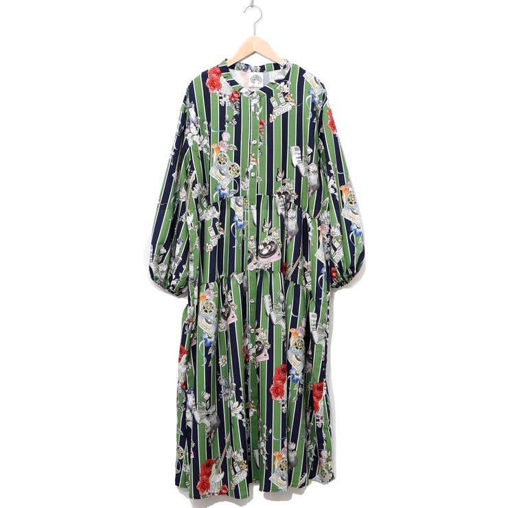 音楽orPOP柄ワンピース | ScoLar | 詳細画像19 