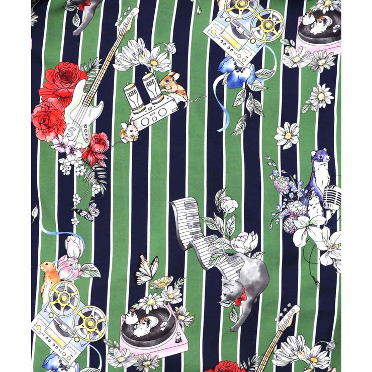 音楽orPOP柄ワンピース | ScoLar | 詳細画像20 