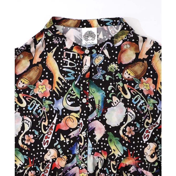 音楽orPOP柄ワンピース | ScoLar | 詳細画像21 