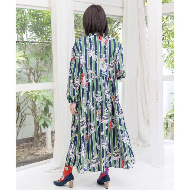 音楽orPOP柄ワンピース | ScoLar | 詳細画像5 