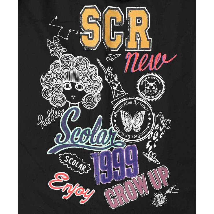 レトロ異素材バイカラーワークスカート | ScoLar | 詳細画像13 