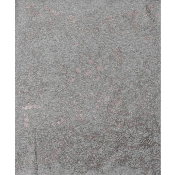 キノコ花柄箔プリント裏毛プルオーバー | ScoLar | 詳細画像11 