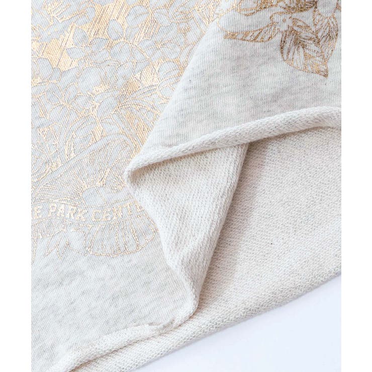 キノコ花柄箔プリント裏毛プルオーバー | ScoLar | 詳細画像16 