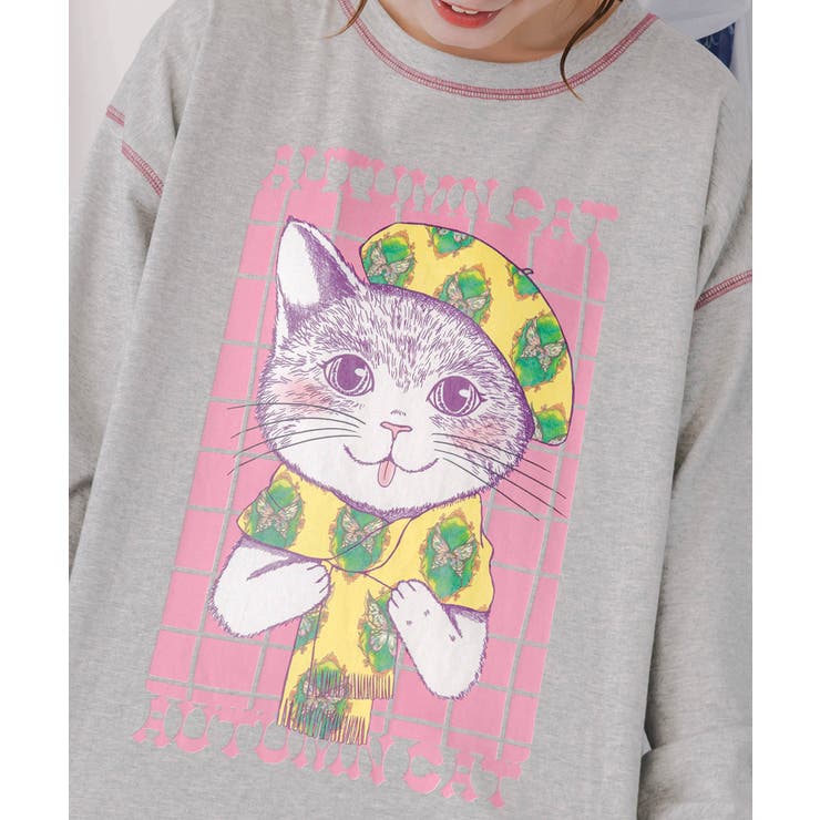 もこもこあったかベレー帽ねこロンT | ScoLar | 詳細画像5 