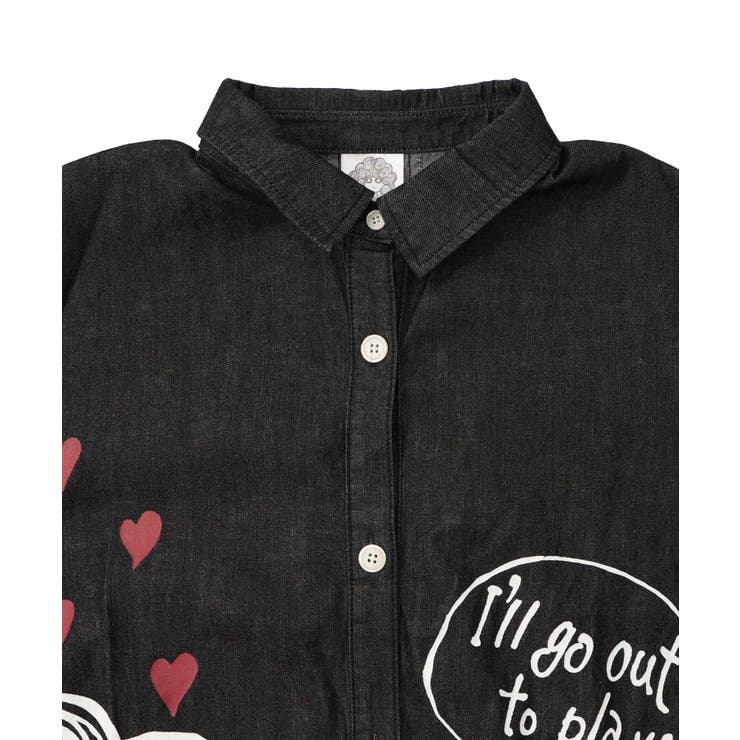 ひょっこりスカラーちゃん柄デニムシャツアウター | ScoLar | 詳細画像12 