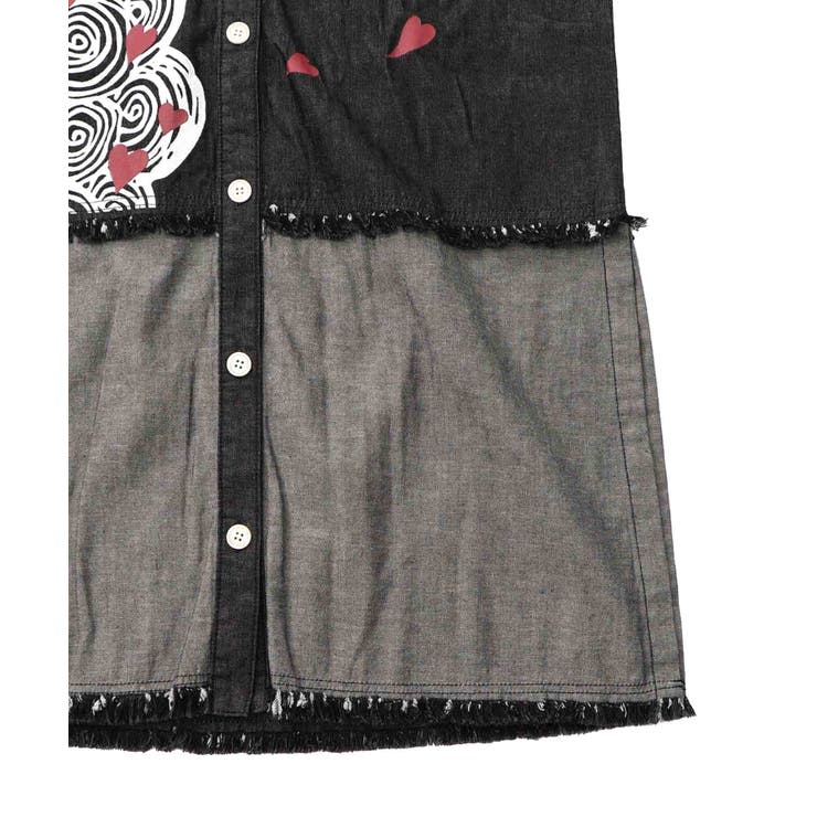 ひょっこりスカラーちゃん柄デニムシャツアウター | ScoLar | 詳細画像15 