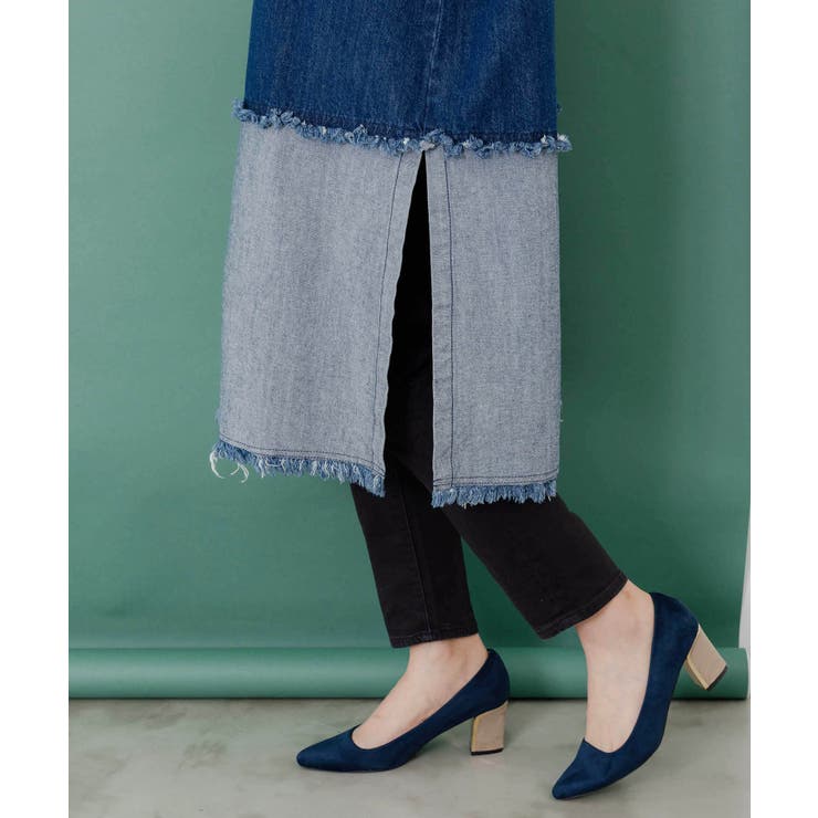 ひょっこりスカラーちゃん柄デニムシャツアウター | ScoLar | 詳細画像8 