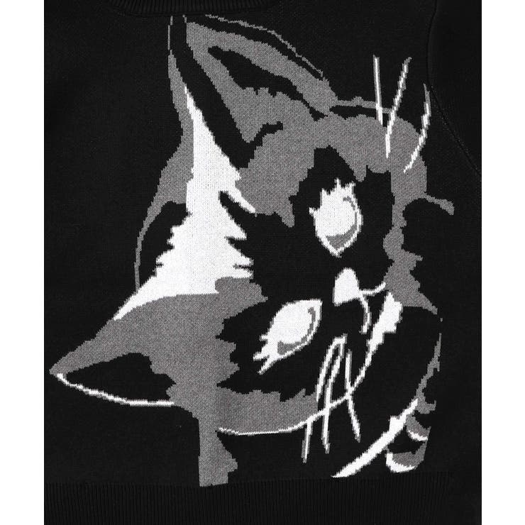 ひょっこりネコ×フリル付き 4WAYプルオーバー | ScoLar | 詳細画像17 