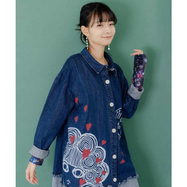 3柄展開クラッシュベロアロンT | ScoLar | 詳細画像6 