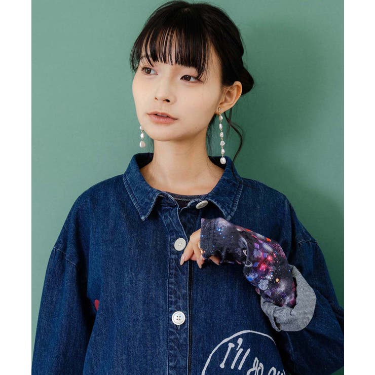 3柄展開クラッシュベロアロンT | ScoLar | 詳細画像7 