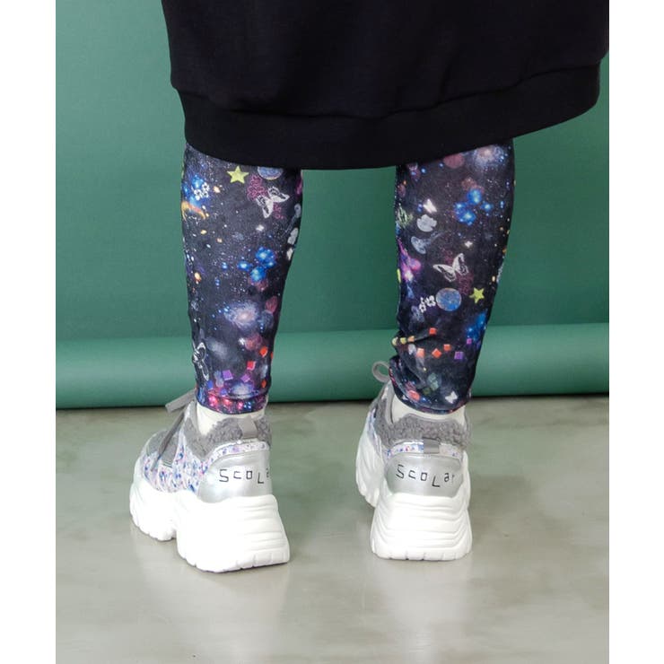 3柄展開クラッシュベロアレギンス | ScoLar | 詳細画像6 