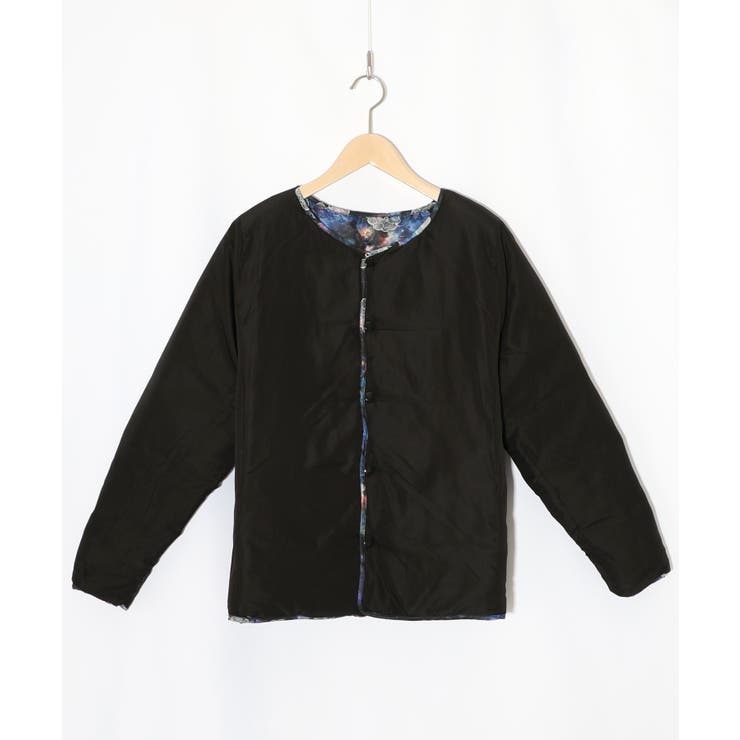 スカラーちゃん×宇宙×ネコ柄リバーシブル中綿ブルゾン | ScoLar | 詳細画像8 