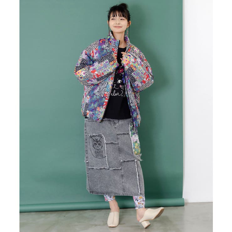 スカラー柄展開 中綿シンサレートブルゾン | ScoLar | 詳細画像8 
