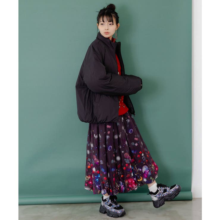 スカラー柄展開 中綿シンサレートブルゾン | ScoLar | 詳細画像5 