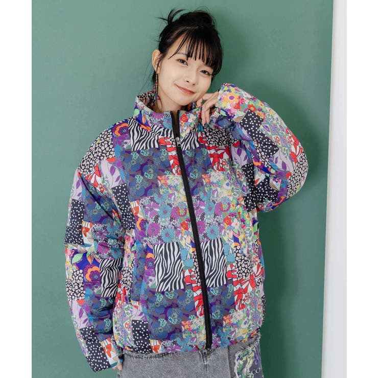 ブルー | スカラー柄展開 中綿シンサレートブルゾン | ScoLar