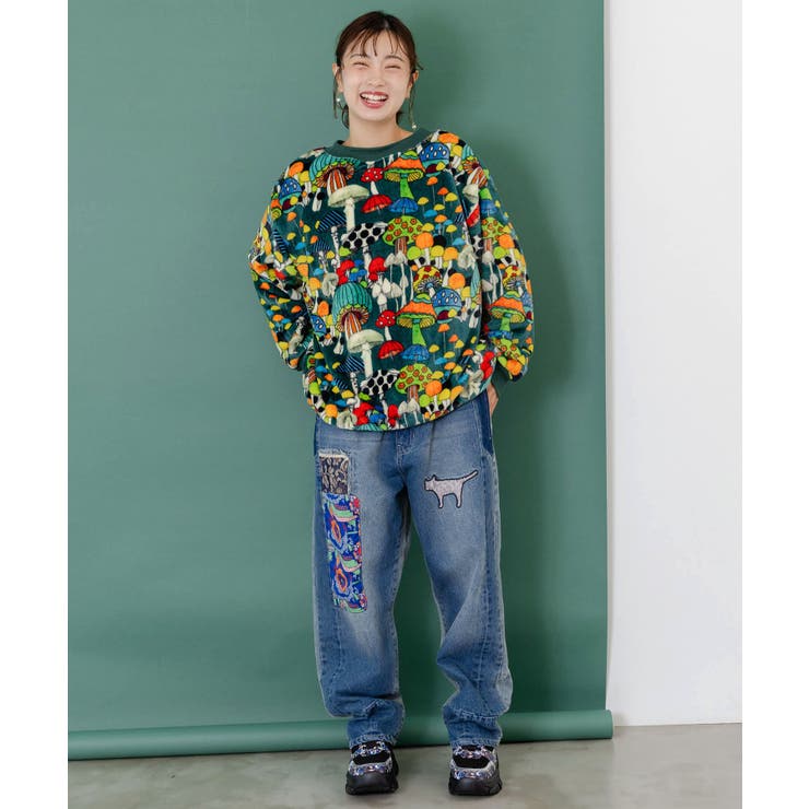 スカラー柄展開フランネルプルオーバー[品番：SRSW0000310]｜ScoLar