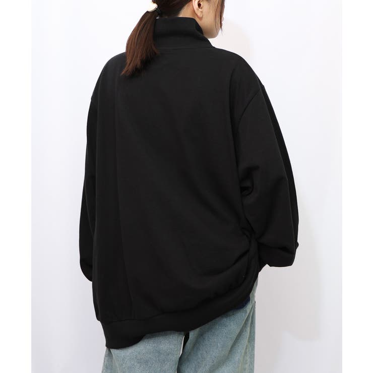 スカラーちゃんと時計と音楽柄裏毛チュニック | ScoLar | 詳細画像4 